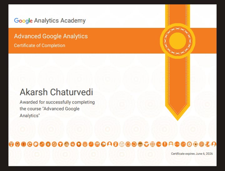 Akarsh Chaturvedi Portfolio
